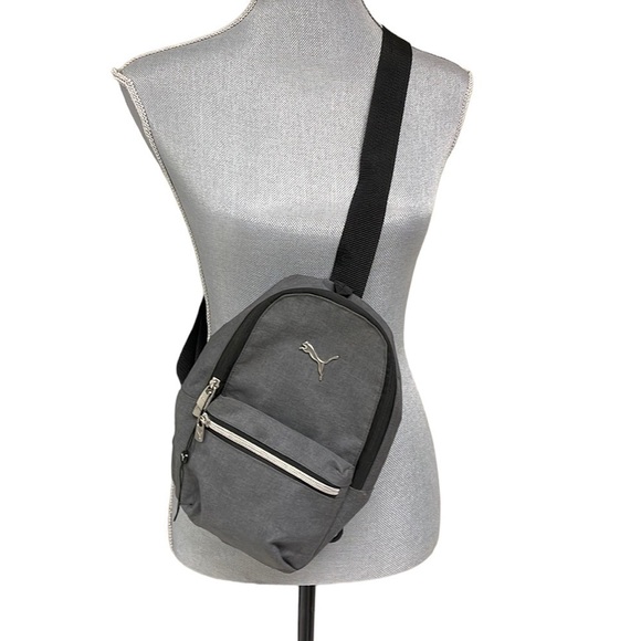 PUMA Mini crossbody Backpack Grey Single Strap - Picture 1 of 9